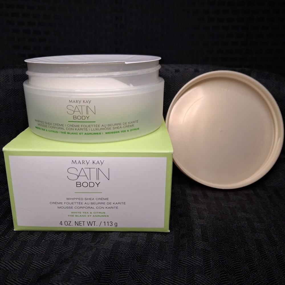MARY KAY SATIN BODY WHITE TEA and CITRUS WHIPPED SHEA CREME LOTION